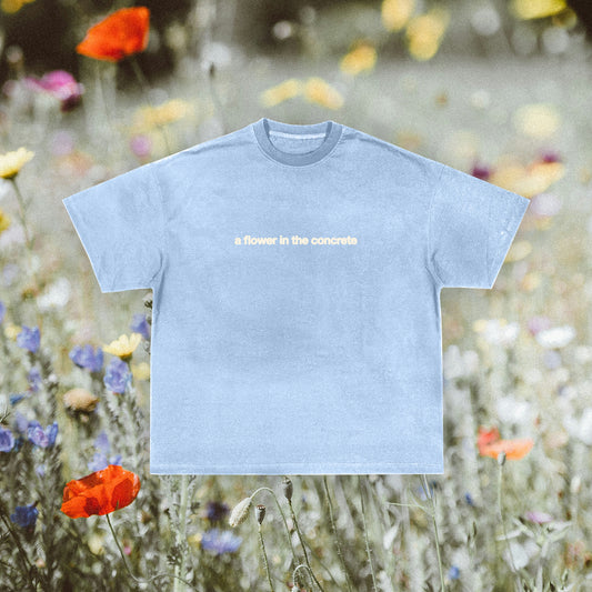 Garden in Manhattan Tee - Light Blue